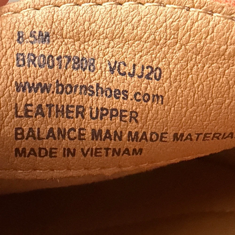 Born Vibrant Orange Suede Flats - Picture 4 of 8